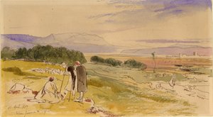 Vista lontana di Janina da Edward Lear