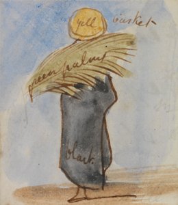 Uomo egiziano da Edward Lear