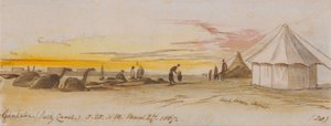 Gantara (Canale di Suez), ore 5:25 del 27 marzo 1867 (20) da Edward Lear