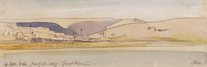 Garf Hosayn; ore 16:20, 31 gennaio 1867 (304) da Edward Lear