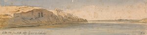 Gebel Es Silsilis da Edward Lear