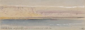 Gebel Sheikh Eredi, (piccionaia di Er Raineh) da Edward Lear