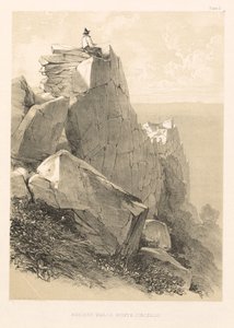 Escursione illustrata in Italia (vol. II): Antiche mura, Monte Circello da Edward Lear