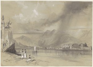 Isola Bella, Lago Maggiore da Edward Lear