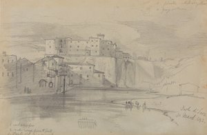Isola di Sora, 31 Mar. 1842 da Edward Lear