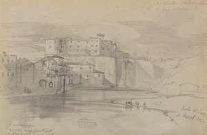 Isola di Sora, 31 Mar. 1842 da Edward Lear