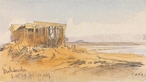 Maharraka, 7:15 del 14 febbraio 1867 (462) da Edward Lear