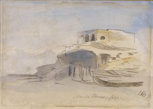 Massa Forno, Gozo, Malta, 1866 da Edward Lear