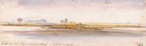 Vicino a Dakkeh da Edward Lear