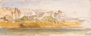 Vicino a Garf Hosayn da Edward Lear