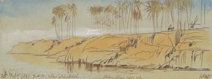 Vicino a Negadeh. 7:00 A.M., 25 febbraio 1867 (547) da Edward Lear
