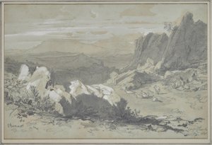 Olevano da Edward Lear