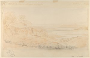 Pentedatelo, Calabria, Italy da Edward Lear