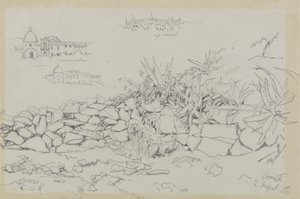 Sorrento, 2 Agosto 1838 da Edward Lear
