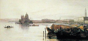 La chiesa di Santa Maria della Salute, Venezia da Edward Lear