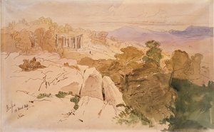 Il Tempio di Apollo a Bassae, Grecia da Edward Lear