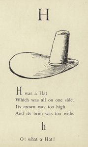 La lettera H da Edward Lear