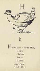 La lettera H da Edward Lear