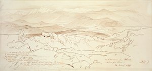 Vista dalle montagne sopra Phonia da Edward Lear