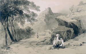 Vedute di Roma e dei suoi Dintorni: Cervara nel Distretto di Subiaco