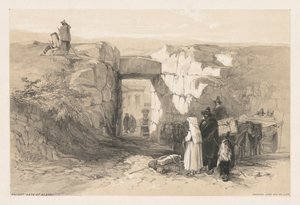 Vedute di Roma e dei suoi dintorni: Antica porta di Alatri da Edward Lear