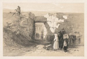 Vedute di Roma e dei suoi dintorni: Antica Porta di Alatri da Edward Lear