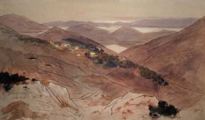 Villaggio di Katochori da Edward Lear