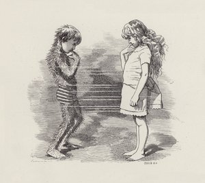 Illustrazione per The Water-Babies di Charles Kingsley da Edward Linley (after) Sambourne