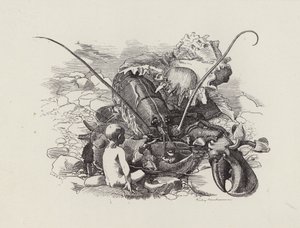 Illustrazione per The Water-Babies di Charles Kingsley da Edward Linley (after) Sambourne