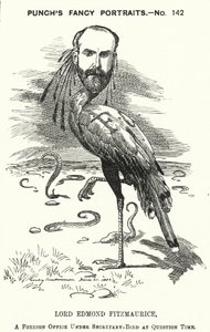Cartone animato Punch: Edmond Fitzmaurice da Edward Linley (after) Sambourne