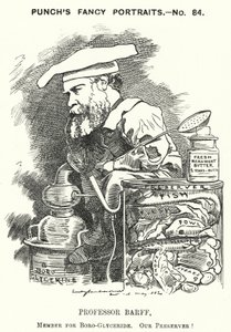 Frederick Settle Barff, chimico inglese (incisione) da Edward Linley (after) Sambourne