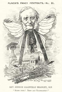 Cartone animato di Punch: George Granville Bradley, divino, studioso e decano di Westminster inglese da Edward Linley (after) Sambourne