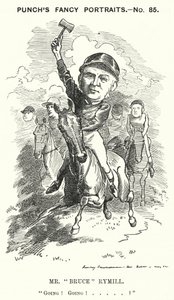 Cartone animato di Punch: Mr "Bruce" Rymill