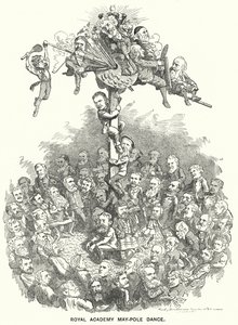 Danza del palo di maggio della Royal Academy (incisione)