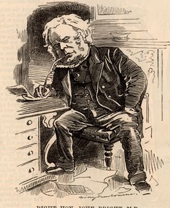 Caricatura di John Bright da Edward Linley Sambourne