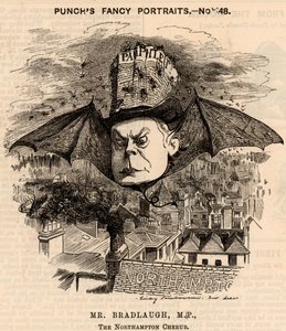 Charles Bradlaugh (1833-1891) da Edward Linley Sambourne