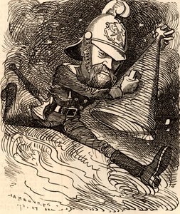 Eyre Massey Shaw (1830-1908) da Edward Linley Sambourne
