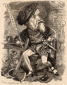 Harrison Ainsworth (1805-1882) da Edward Linley Sambourne