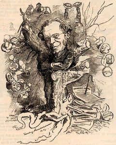 Ritratto di James Payn da Edward Linley Sambourne