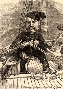 William Schwenck Gilbert (1836-1911) da Edward Linley Sambourne