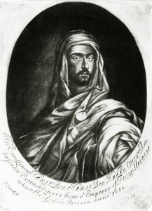 Sua Eccellenza Hamet Ben Hamet Ben Haddu Otter, pubblicato da John Lloyd, 1682 da Edward Luttrell