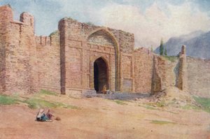 Porta del muro esterno, Forte di Hari Parbat, Srinagar