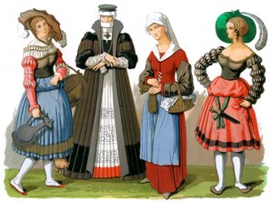 Costumi svizzeri, XV-XVI secolo, 1849 da Edward May