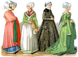 Donne di Norimberga, Germania, XVI secolo 1849 da Edward May