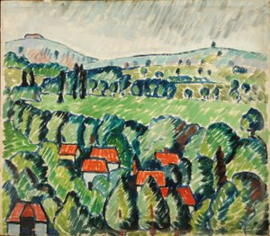 Paesaggio del Berkshire da Edward McKnight Kauffer