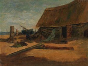 Baracche da pesca da Edward Mitchell Bannister