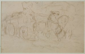 Cavallo e Carro (#9), c. 1880s da Edward Mitchell Bannister