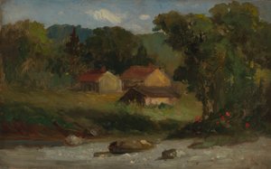Fattoria rocciosa, Newport, 1891 da Edward Mitchell Bannister
