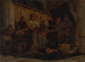 Salomè riceve la testa di Giovanni Battista, 1890 da Edward Mitchell Bannister