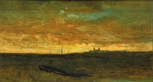 Scena al tramonto